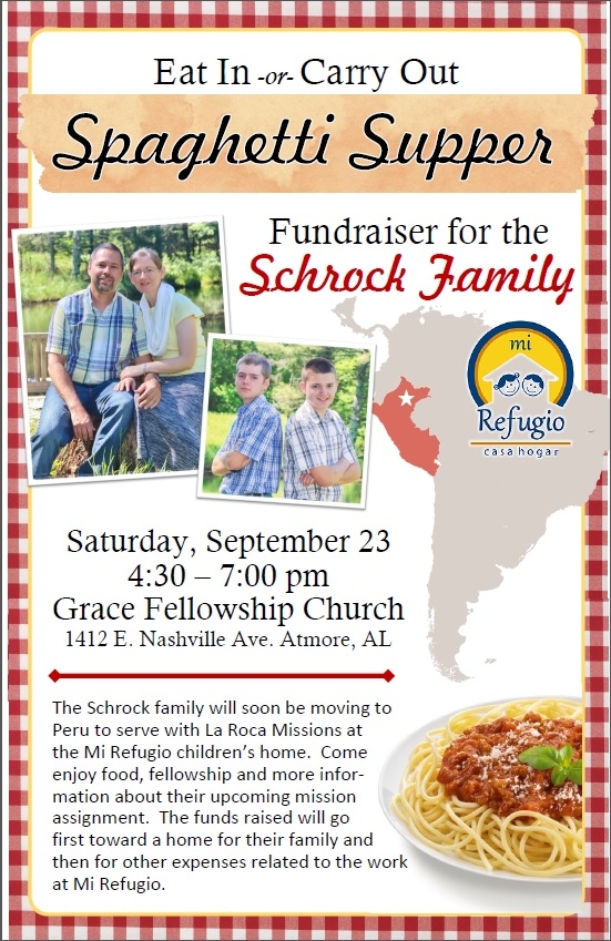 Spaghetti Supper Poster 11x17